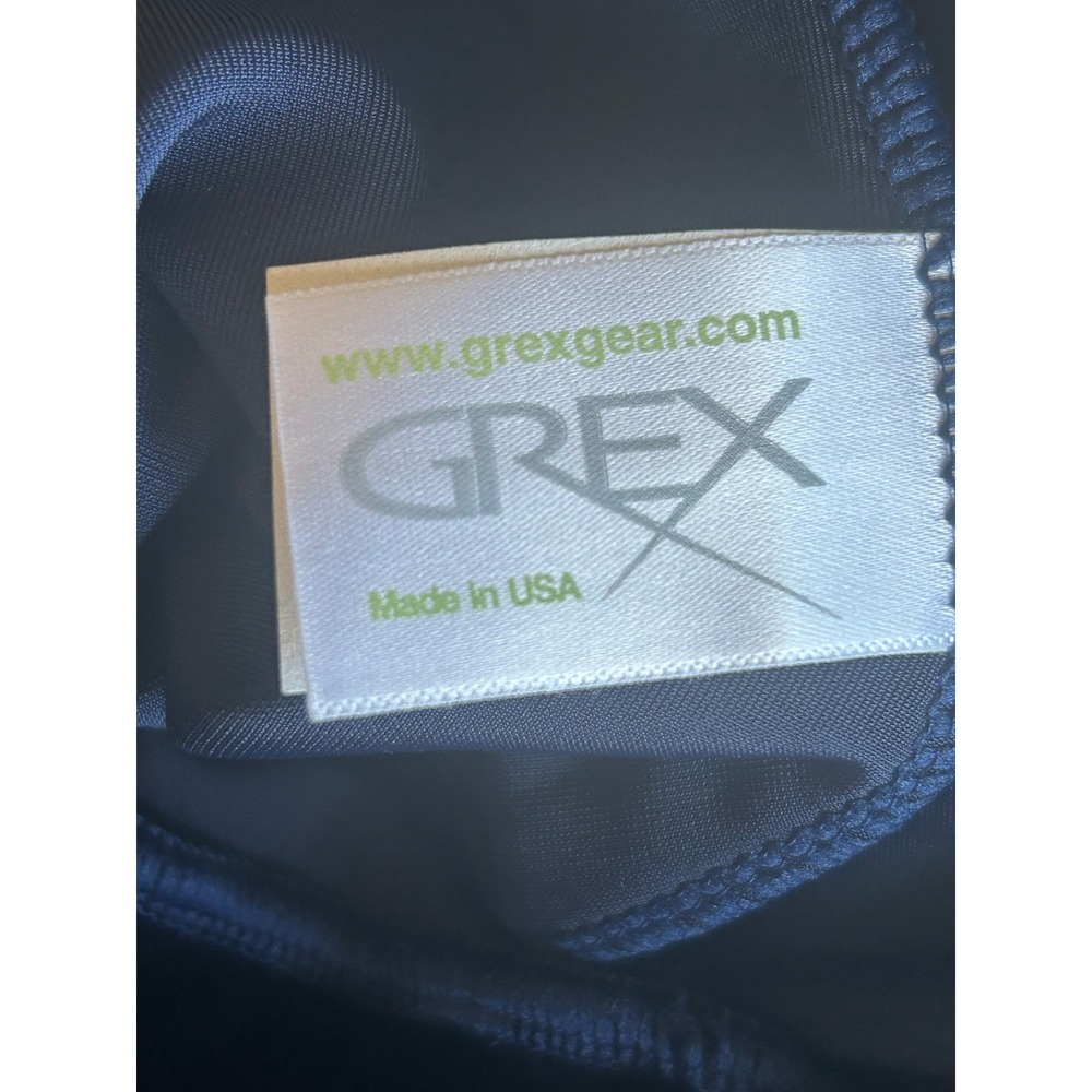 GREX Velvet Roll Waist Dance Pants Navy Blue Vintage Flared Leg Adult Medium NEW - Picture 3 of 6
